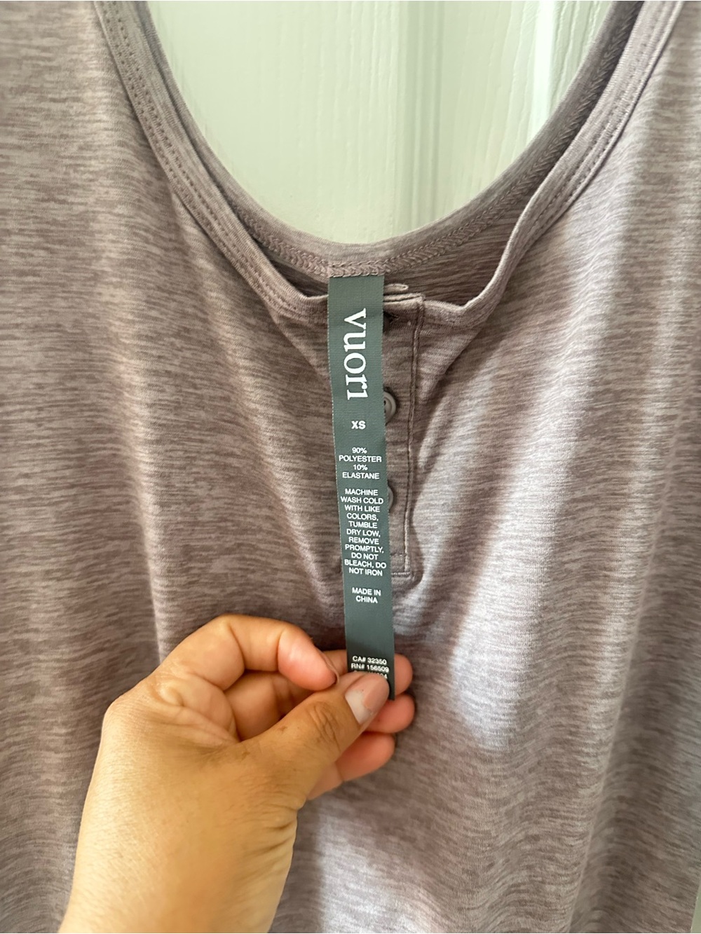 Vuori Sleeveless Henley Knit Jumpsuit in Mauve - Picture 4 of 5